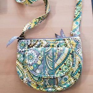 NWOT Vera Bradley Lizzie Lemon Parfait Crossbody